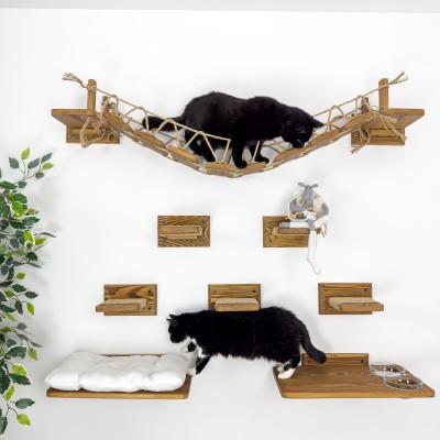 Cat tree with 5 steps