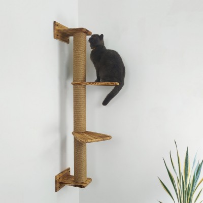Heavy-duty cat scratcher, climbing structure