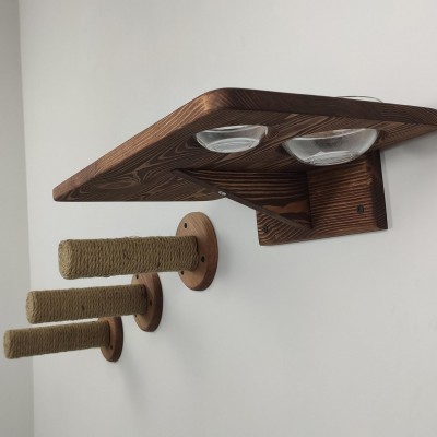 Cat shelves kitten wall furniture set