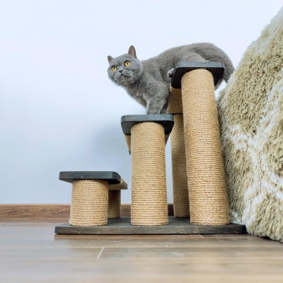 Large cat scratcher, pet ramp for bed